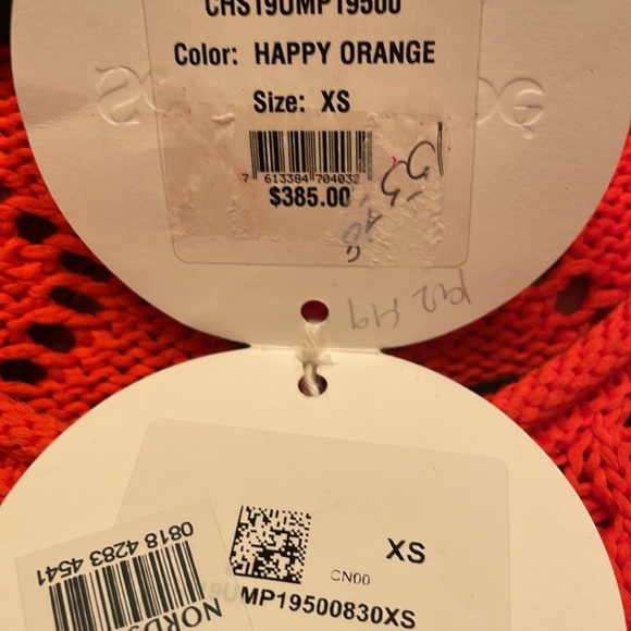 SeeByChloe knit orange sweater - Picture 3 of 3